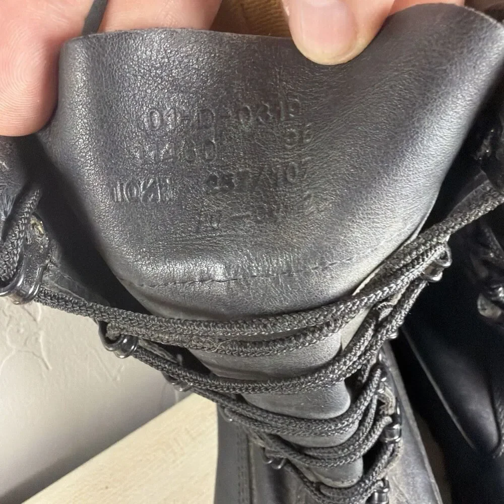 BATES 11460 Men’s Size 10.5 Wide Leather Gore-Tex Military Combat Boots